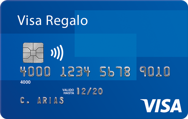 Tarjeta prepaga Visa Regalo Tarjeta prepaga Visa Regalo