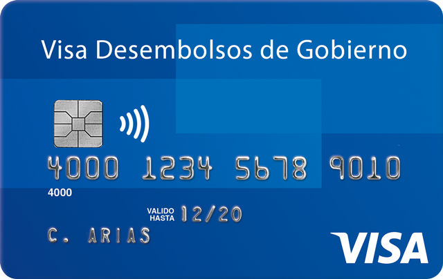 Desembolsos de Gobierno Tarjetas Visa Desembolsos de Gobierno